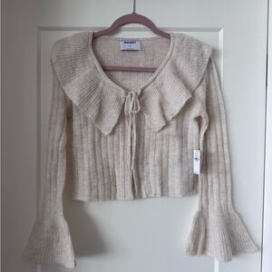 Old Navy Cream Knit Cardigan